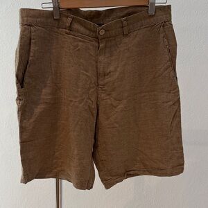 Patagonia Men's Brown Flat Front Shorts